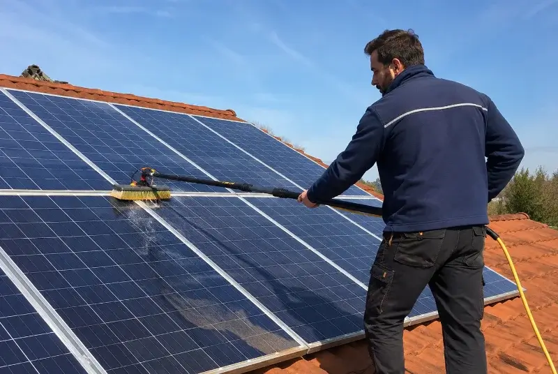 Nettoyage et entretien de panneaux solaires à Larringes